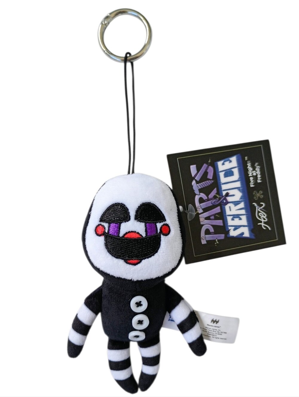 HEX x FNAF Puppet Plush Keychain 4.5” Official Five Nights at Freddy’s NWT